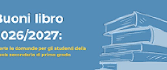 Concessione contributi per la fornitura di libri di testo agli studenti frequentanti le scuole secondarie di I grado
