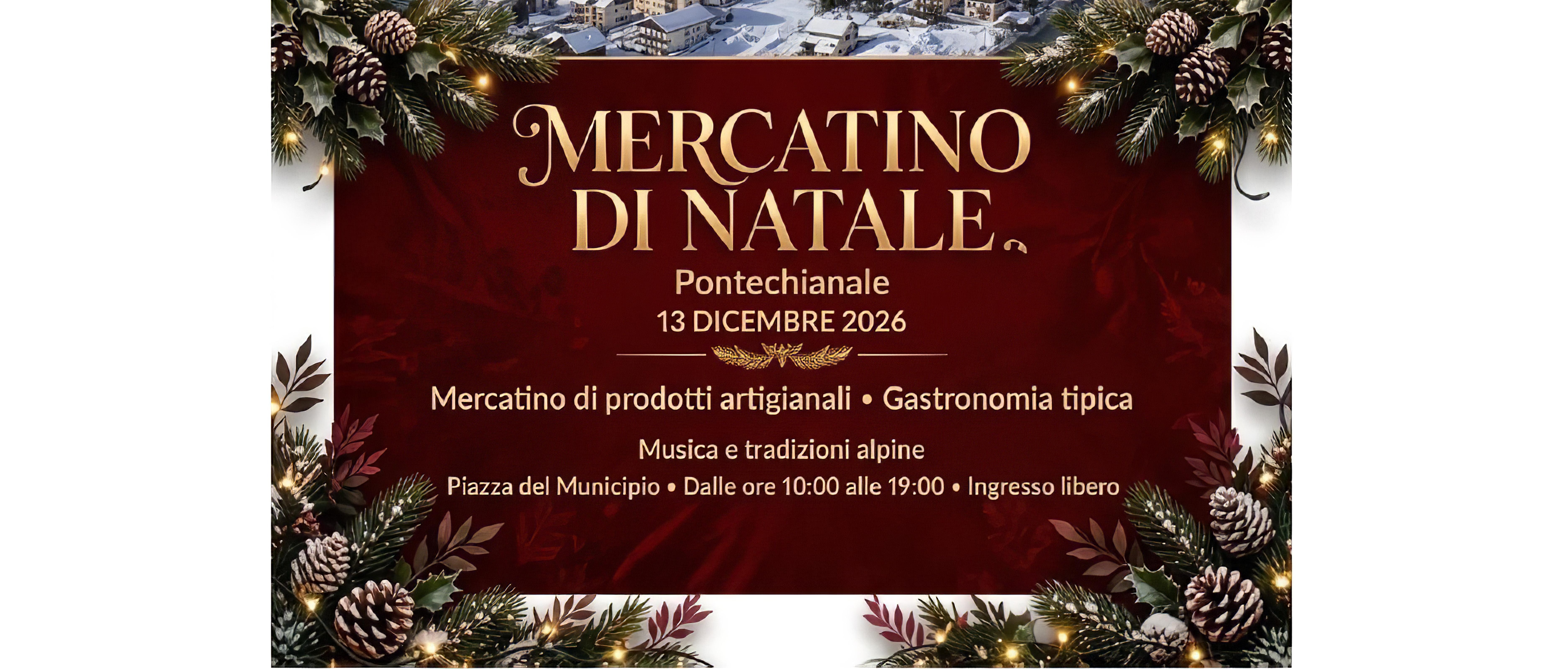 Pubblicazione moduli per Mercatino di Natale 2026