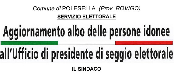 SERVIZIO ELETTORALE