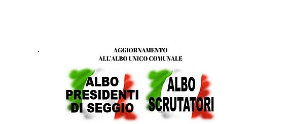 Aggiornamento Albo Presidenti e Scrutatori di seggio elettorale