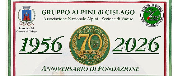 70° Anniversario del Gruppo Alpini di Cislago
