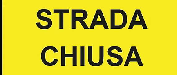 Proroga chiusura strada comunale Chiara-Fondo