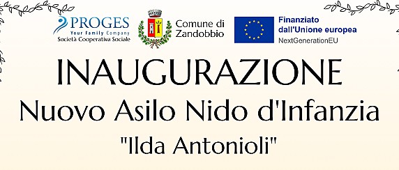 Inaugurazione Nuovo Asilo Nido d'Infanzia "Ilda Antonioli"