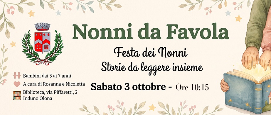 Festa dei Nonni: a Induno Olona torna "Nonni da Favola"