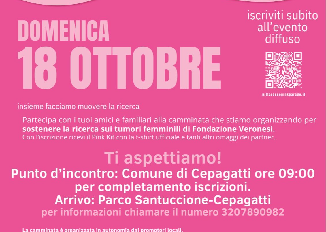 👟 Cepagatti si prepara a MUOVERSI PER LA #RICERCA! Insieme contro i tumori femminili- #FondazioneVeronesi. 