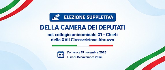 Elezione suppletiva della camera dei deputati del 15 e 16 novembre 2026: convocazione dei Comizi