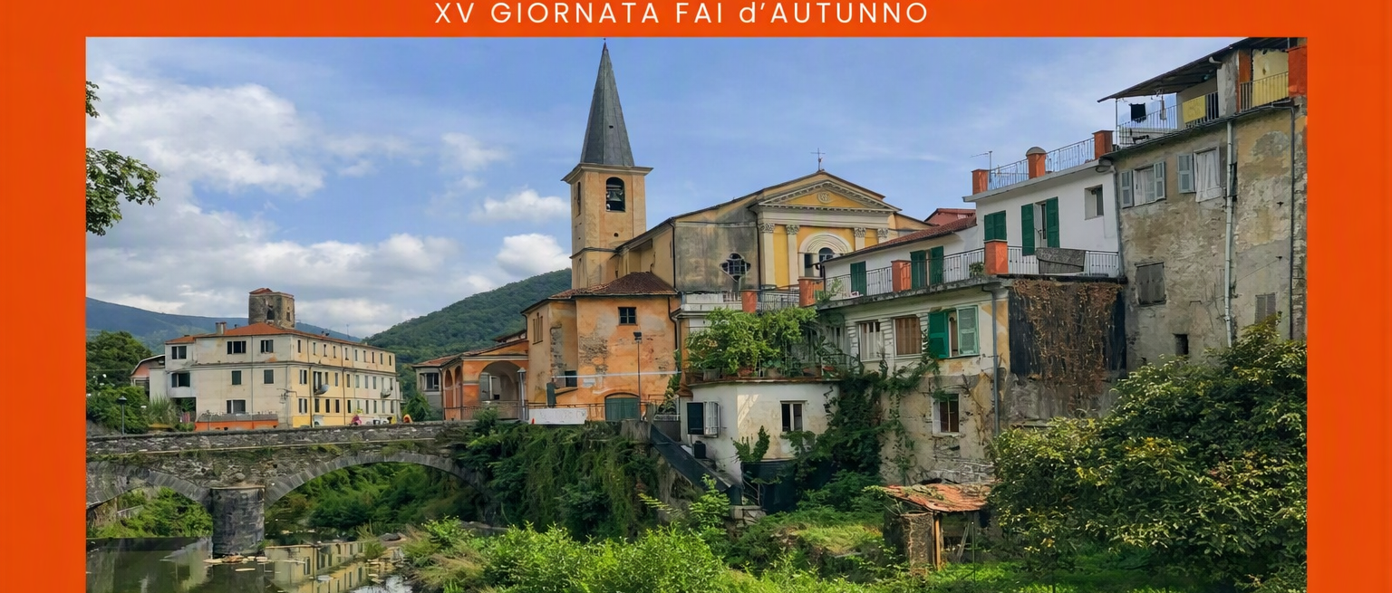 Domenica 11 Ottobre 2026 - XV Giornata FAI d'Autunno a Borgomaro - Acqua, terra e comunità