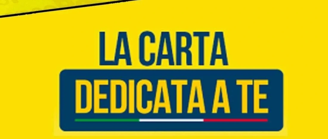 Carta dedicata a te 2026/2027