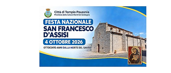 Tempio, Festa Nazionale di San Francesco D'Assisi