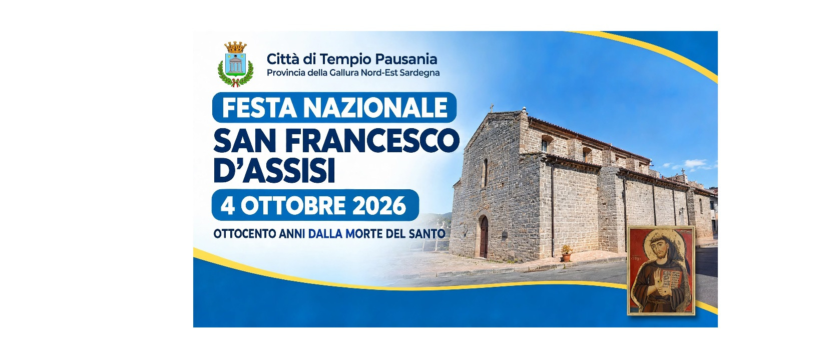 Tempio, Festa Nazionale di San Francesco D'Assisi