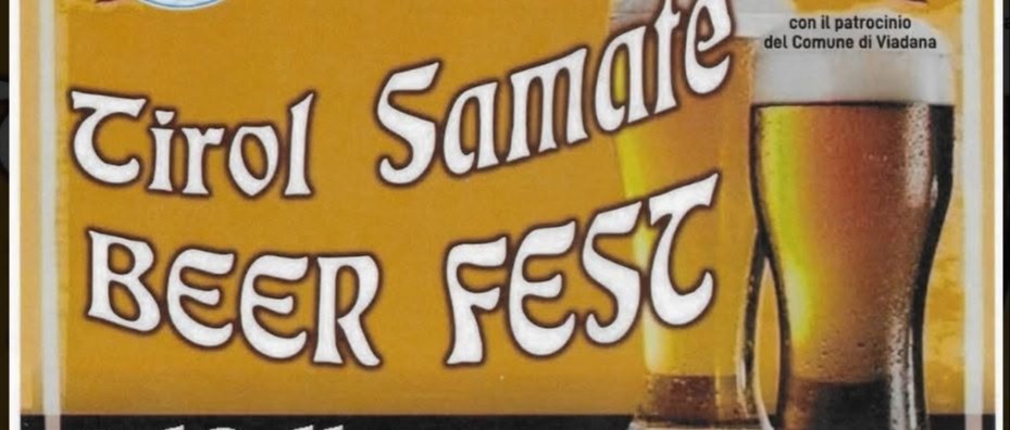 9 - 10 - 11 Ottobre - Tirol Samatè Beer Fest 2026 -  organizzata dal Circolo ACLI di San Matteo delle Chiaviche - presso la tensostruttura sul piazzale della Parrocchia