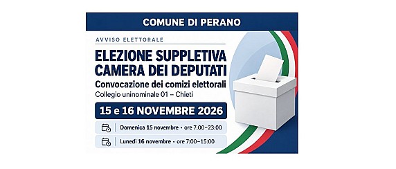 Suppletive 2026: aperture straordinarie dell'ufficio elettorale per il rilascio dei certificati di iscrizione nelle liste elettorali