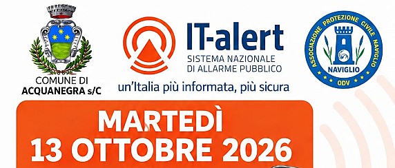 Simulazione: IT-ALERT Protezione civile
