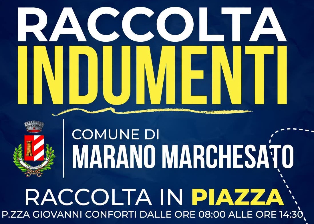 raccolta indumenti usati 21 ottobre 2026