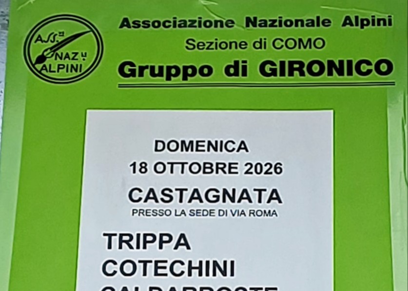 Gruppo Alpini Gironico - Castagnata