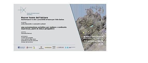 Nuove forme dell’abitare - Trasformazioni in atto e possibilità di futuro per l’Alta Gallura