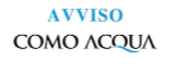 Avviso Como Acqua sospensione erogazione acqua