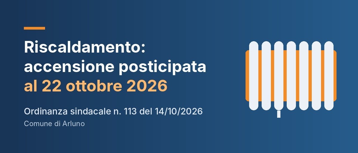 Impianti di riscaldamento: accensione posticipata al 22 ottobre 2026