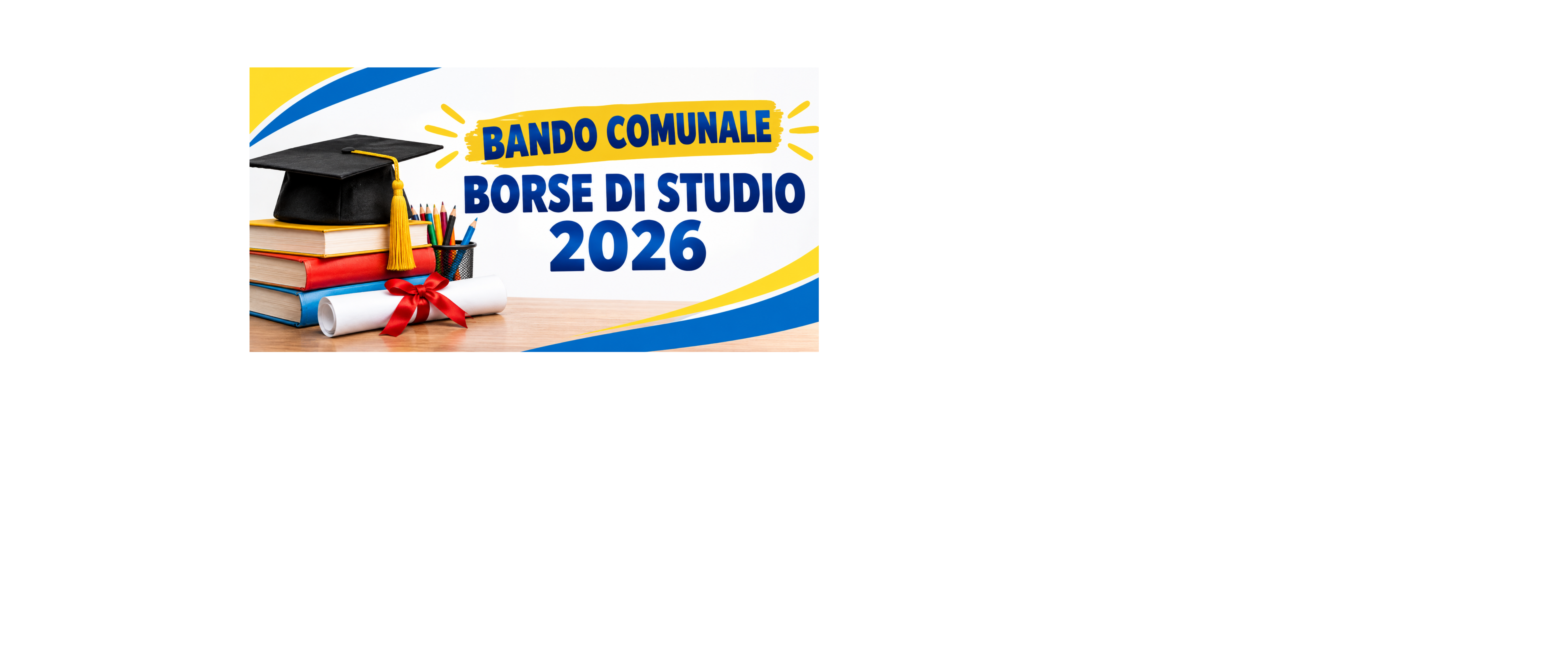 Avviso: Bando Borse di Studio 2026