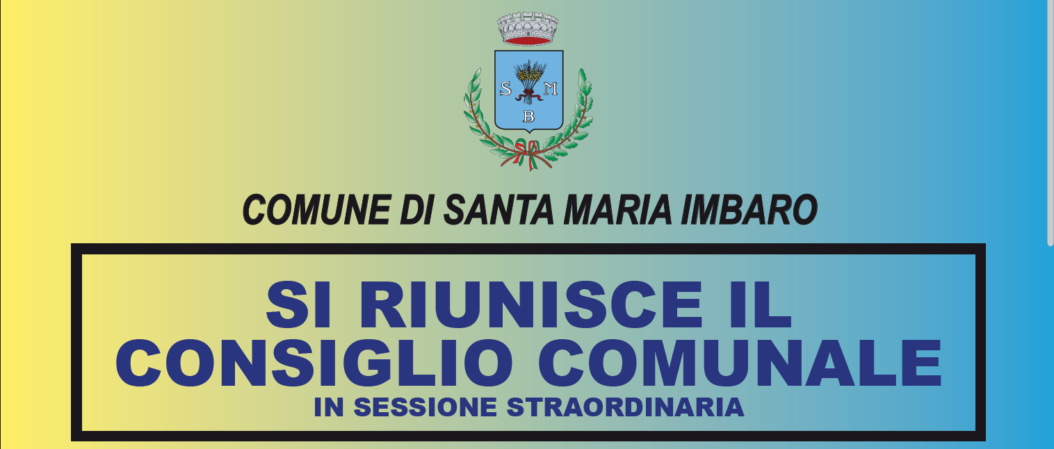 CONVOCAZIONE CONSIGLIO COMUNALE - 21.10.2026 ore 19.00
