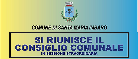CONVOCAZIONE CONSIGLIO COMUNALE - 21.10.2026 ore 19.00