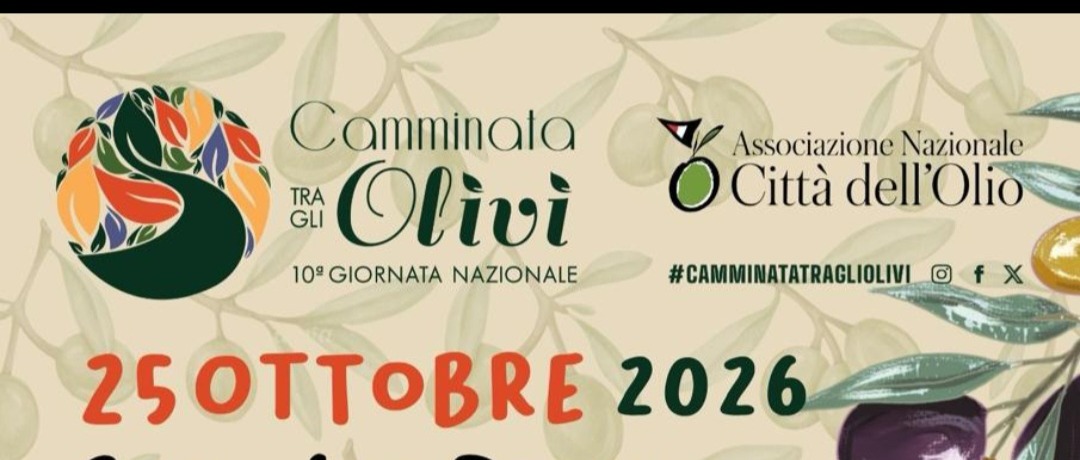 X Giornata Nazionale "Camminata tra gli Olivi" - San Vito Romano domenica 25 ottobre 2026.