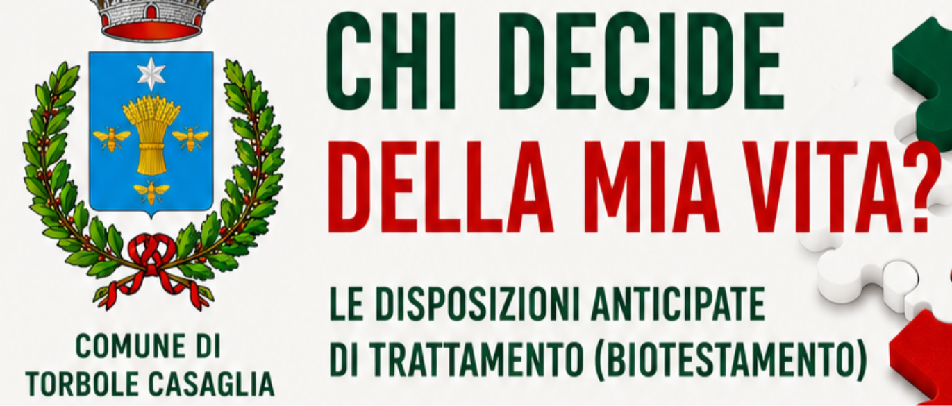 Chi decide della mia vita: Serata informativa e di sensibilizzazione Disposizioni Anticipate di Trattamento (DAT)