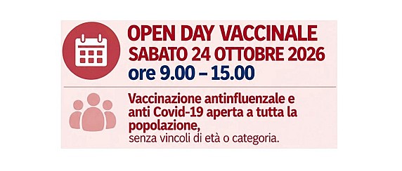 Avviso ASST Settelaghi - Nuovo Open Day vaccinazione antinfluenzale 24 ottobre 2026