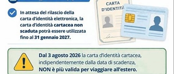 Cessazione validità Carta identità Cartacea