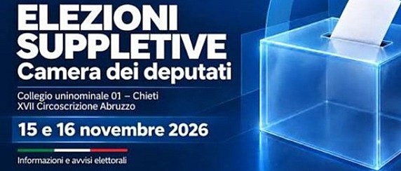 Elezioni politiche suppletive 15 e 16 novembre 2026 - Nomina delle persone idonee all’ufficio di scrutatore di seggio