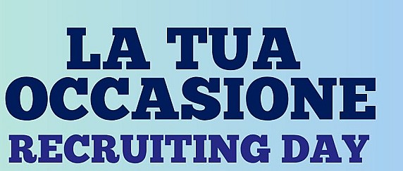 “La tua occasione”: Recruiting Day CPI  di Ghilarza
