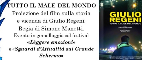 Ottobre in Poesia: il 30 ottobre all’ExMà di Tissi la proiezione di “Giulio Regeni. Tutto il male del mondo”