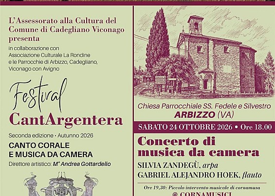 CantArgentera 2026- SABATO 24 OTTOBRE