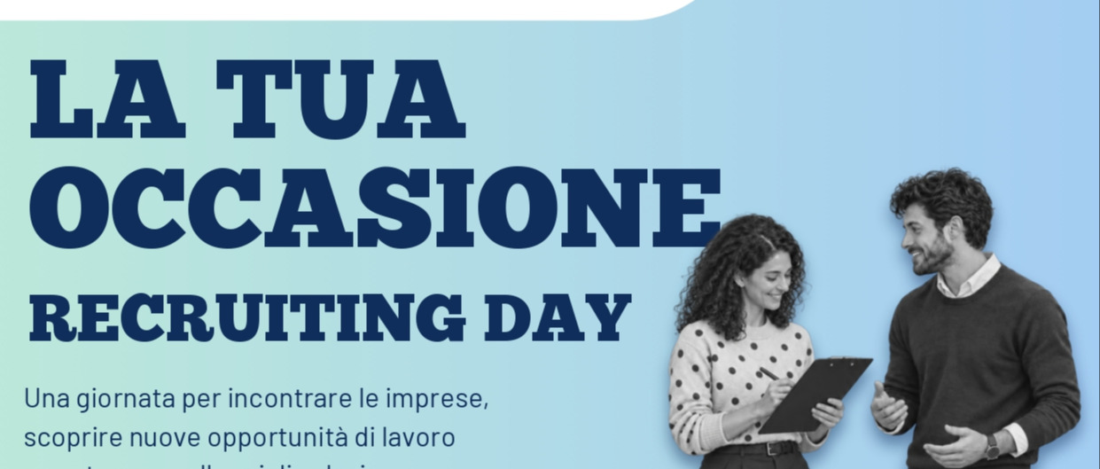 Recruiting Day “La tua occasione” – CPI Ghilarza
