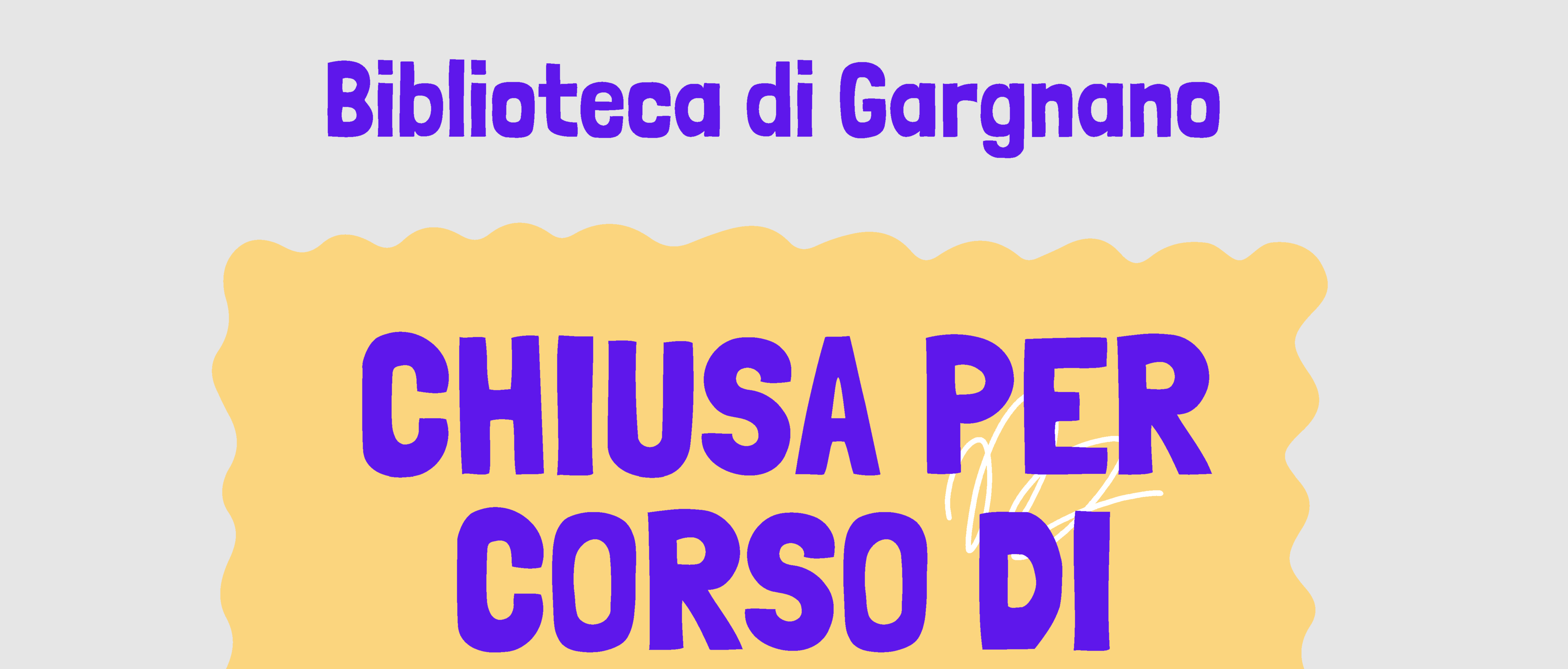 Chiusure Biblioteca Comunale di Gargnano - aggiornamento