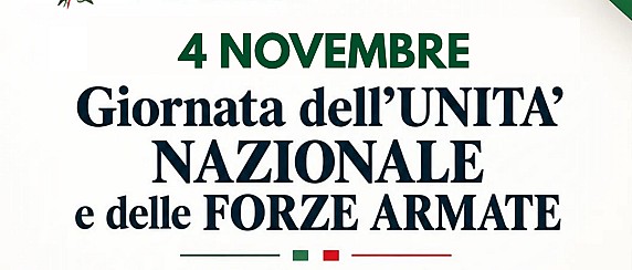 4 novembre - Giornata dell'Unità Nazionale e delle Forze Armate