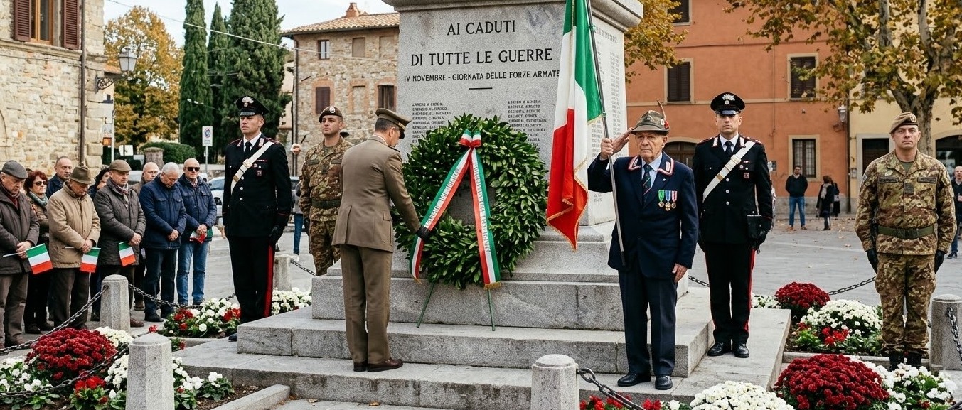Celebrazioni del 4 Novembre per la Festa delle Forze Armate e dell'Unità Nazionale