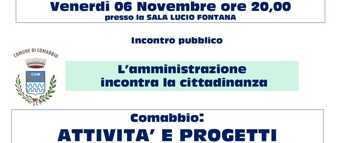 Comabbio: Attività e progetti