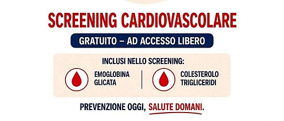 Screening cardiovascolare nel Presidio Sanitario di Ceccano | 24 ott. 2026