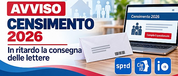 Censimento 2026: in ritardo la consegna delle lettere