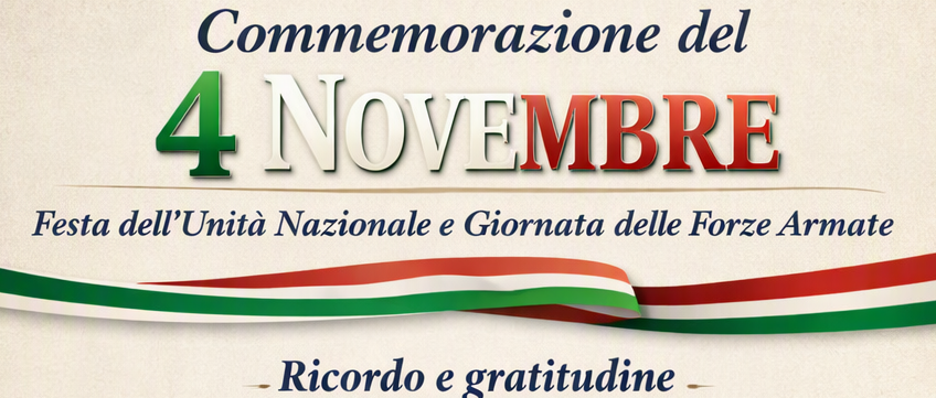 Cerimonia della Giornata dell'Unità Nazionale e delle Forze Armate 2026