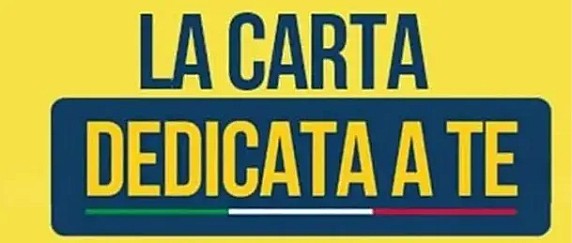 Graduatoria beneficiari Carta "Dedicata a te" 2026.