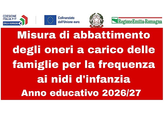 Misura finalizzata all’abbattimento degli oneri a carico delle famiglie per promuovere l'accesso ai servizi educativi 0- 3 anni. Anno educativo 2026/27