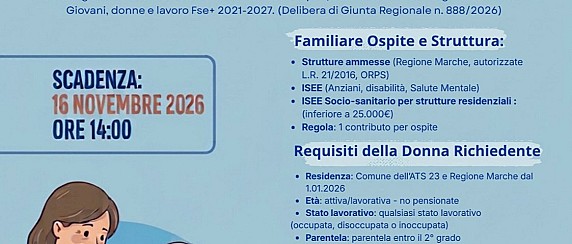 L'Ambito Territoriale Sociale n. 23 Conciliazione tempi di vita, cura e lavoro: arrivano i voucher per le donne dell'ATS 23