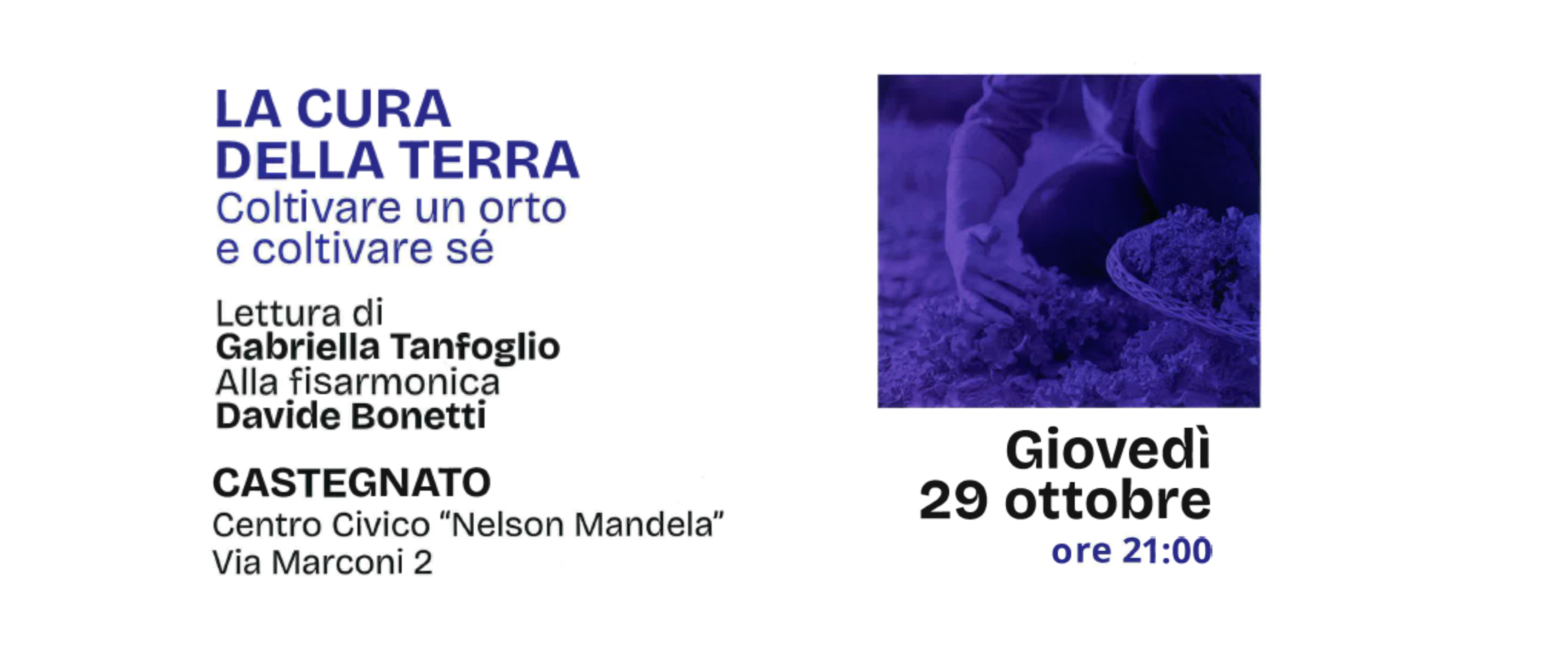 La cura della terra- Coltivare un orto e coltivare sé