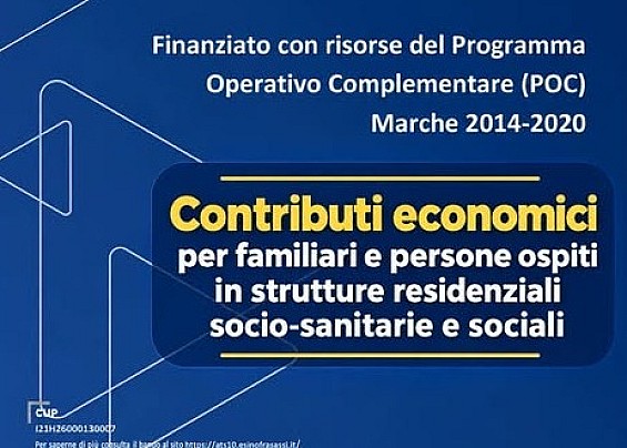 EROGAZIONE DI CONTRIBUTI ECONOMICI A FAMILIARI OSPITI IN STRUTTURE RESIDENZIALI SOCIO-SANITARIE E SOCIALI DELLE AREE DI TENZA "ANZIANI", "DISABILITÀ" E "SALUTE MENTALE" (D.G.R. 889/2026)
