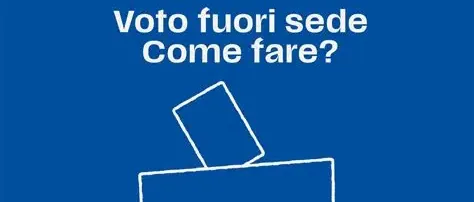 Domanda voto fuori sede