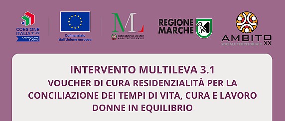 Contributi economici alle donne con familiari ospiti in strutture residenziali socio-sanitarie e sociali delle aree di utenza “anziani”, “disabilita’ “ e “salute mentale” - Multileva 3.1