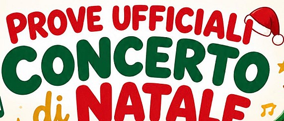 PROVE UFFICIALI CONCERTO DI NATALE