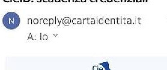 Avviso CIE - Password in scadenza - Come comportarsi
